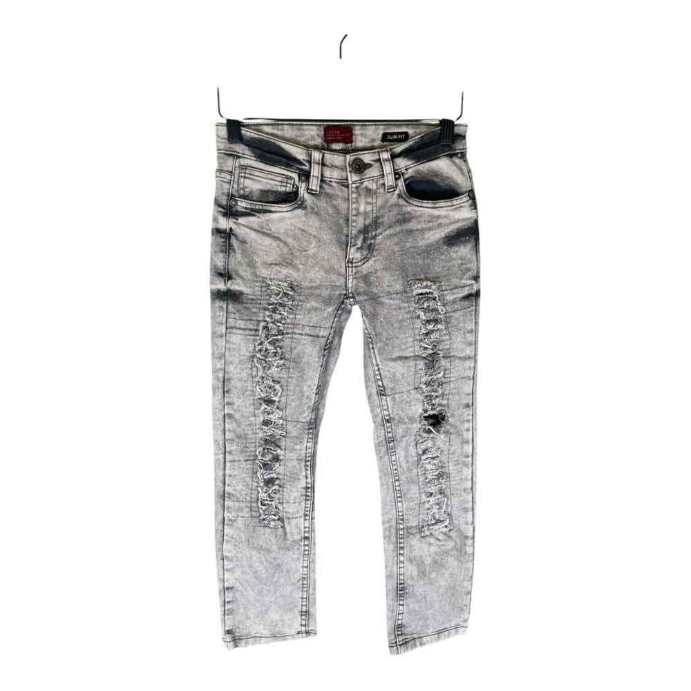 Truth Substance Distressed Girls Jeans Size 8 Stone Washed Cute Unique